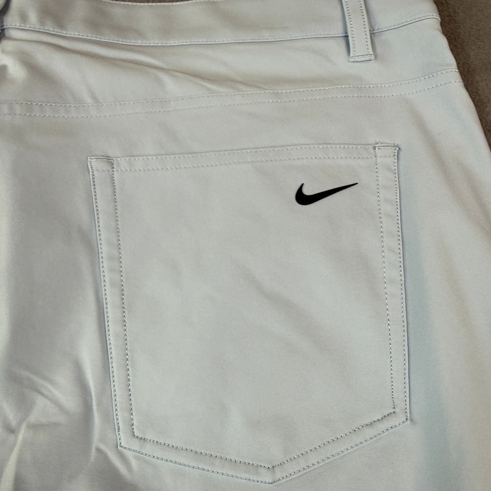 Nike Dri-FIT Slim Fit Golf Pants Mens 40x32 Light Blue 5-Pocket Trousers NEW - Picture 5 of 9